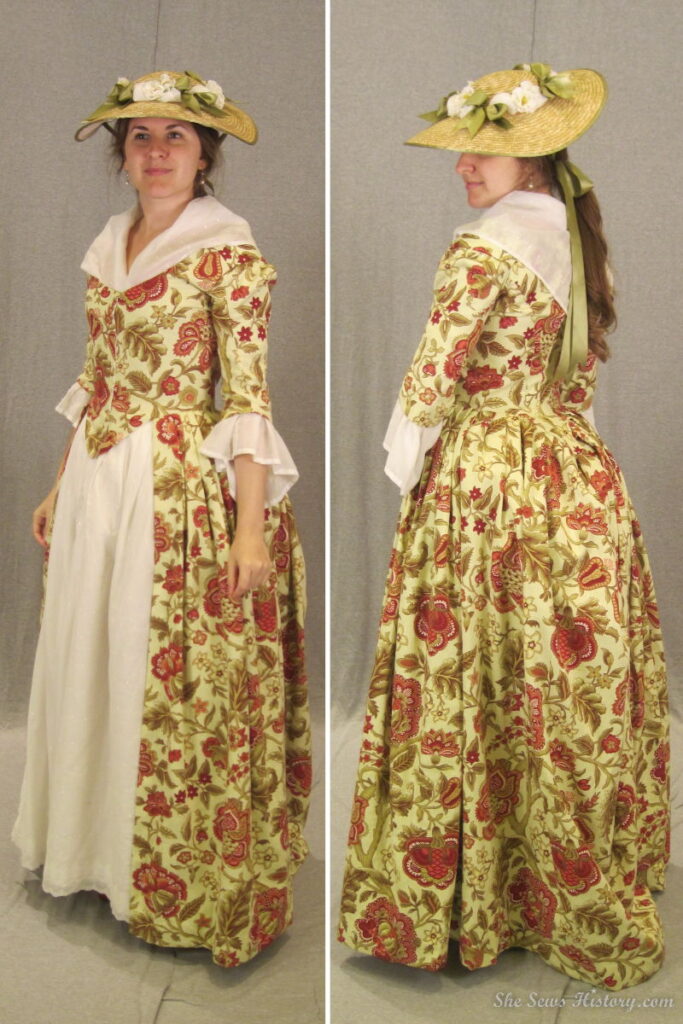 18th Century Dress made of Waverly Curtains